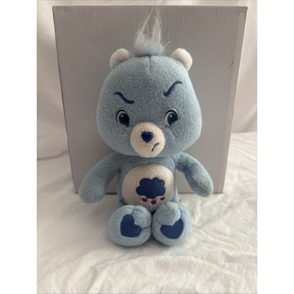 Vintage Grumpy Care Bear 2007 Plush 8”Play Along Stuffed Toy